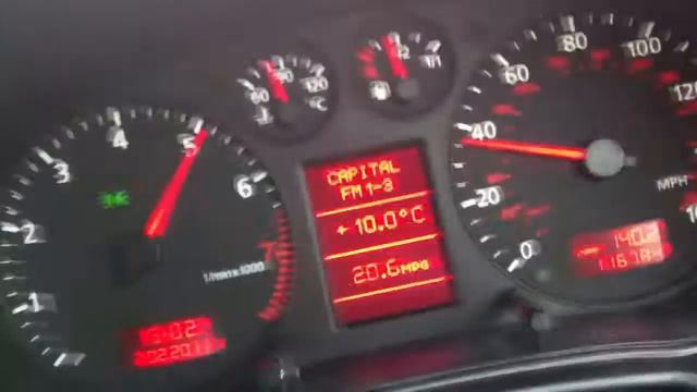 Audi A3 1.8T after remap 0-60 200bhp смотреть онлайн