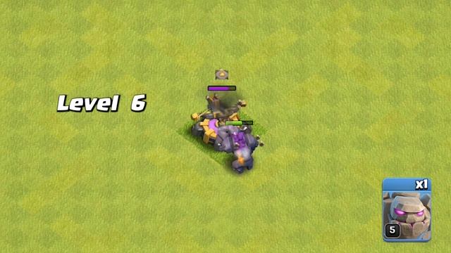 Every Level Golem vs Every Level X-Bow | Clash Of Clans смотреть онлайн