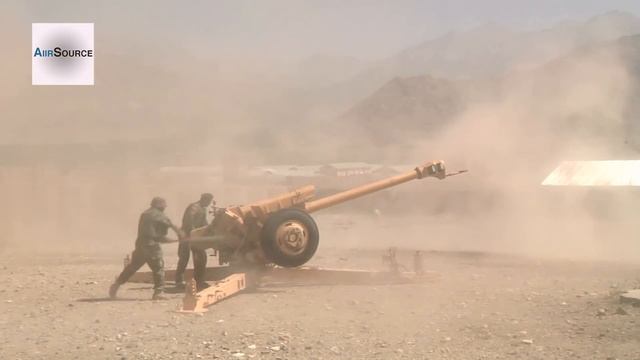 Afghans Training on the Soviet 122 mm Howitzer 2A18 (D-30) смотреть онлайн