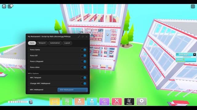 MY RESTAURANT | HACK/SCRIPT | AUTO FARM , AUTO LEVEL UP , INFINITE MONEY ( PC / MOBILE ) *PASTEBIN* смотреть онлайн