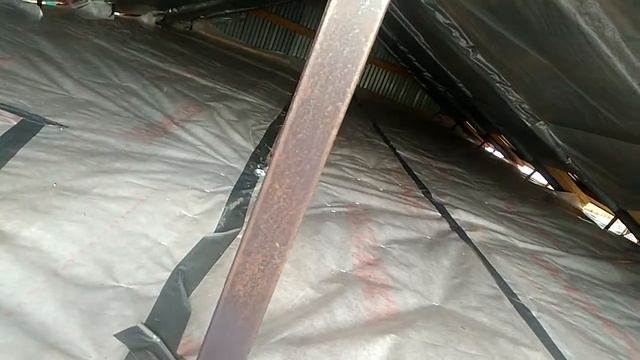 Крыша домик бытовка процесс изготовления Ч. 11.