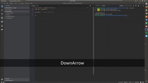 как запустить node js сервер у себя на компьютере
