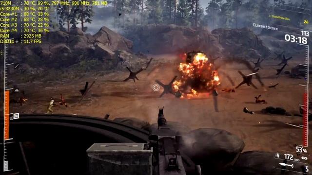IS Defense Gameplay Test | GeForce 710M 2GB | High Settings 720p | смотреть онлайн
