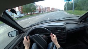 КОРОТКАЯ ПОЕЗДКА НА ВАЗ 2114 - ВИД ОТ ПЕРВОГО ЛИЦА