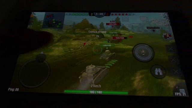 World of Tanks Blitz - Meizu MX4 Gameplay with FPS Meter смотреть онлайн
