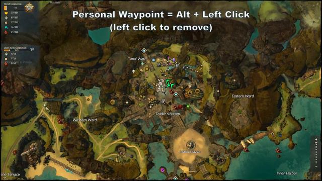 2MinTips Guild Wars 2: How to Ping, Mark and Set Waypoints on the Map смотреть онлайн