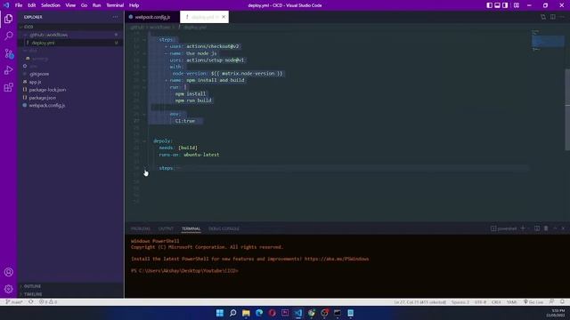 CICD in node js | How to set GitHub Actions For CICD with AWS EC2 | GitHub workflows | CICD смотреть онлайн