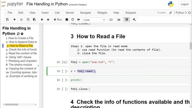 How to Read a File in Python смотреть онлайн