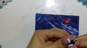 Космос из пластилина. Аппликация из пластилина