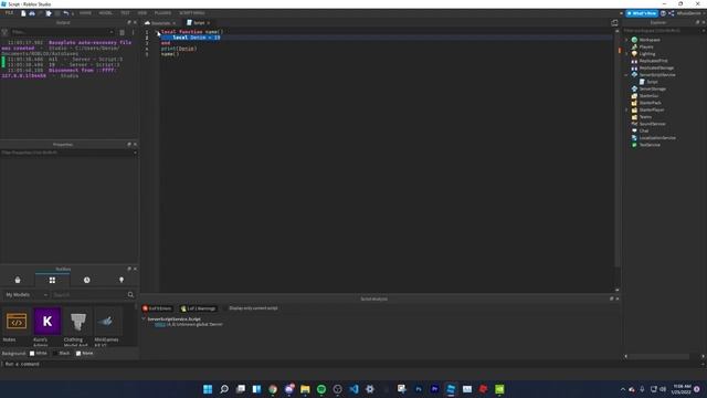Roblox Beginner Scripting Tutorial #8 - Scope & Return (Roblox Studio 2022) смотреть онлайн