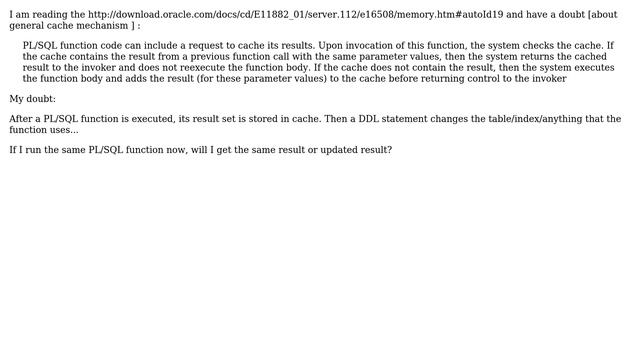 Databases: Functioning of Oracle's Server result Cache (2 Solutions!!) смотреть онлайн