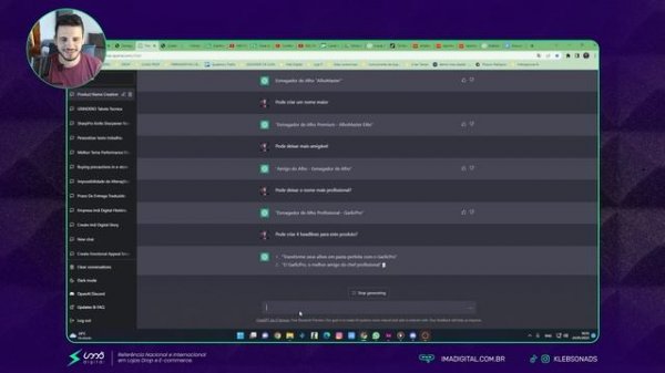 Como Usar INTELIGÊNCIA ARTIFICIAL + ChatGPT Para Criar Copys PERFEITAS de Produtos Dropshipping
