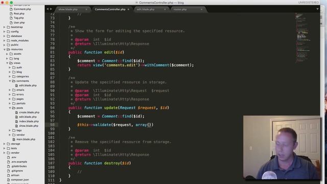 Part 42 - Managing Comments [How to Build a Blog with Laravel 5 Series] смотреть онлайн