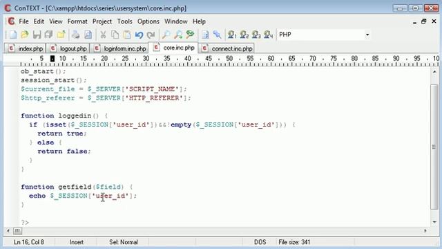 Beginner PHP Tutorial - 141 - Getting User Data Part 1 смотреть онлайн