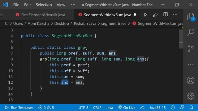 Segment with Max Sum | C++ Placement Course | Lecture 40.7 смотреть онлайн