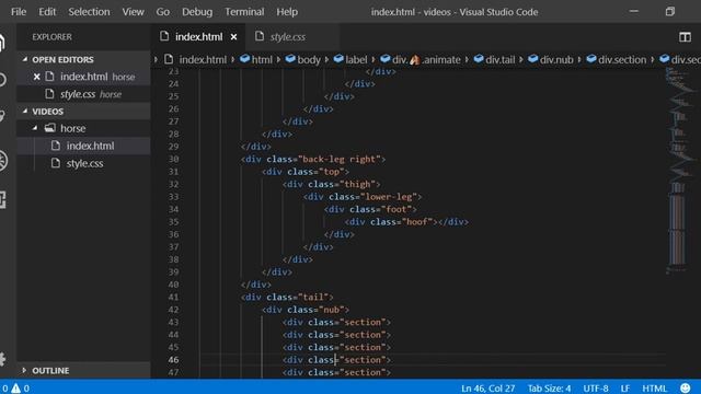 Graphic Design Running Horse Animation Using HTML and CSS | Animation Learn How to Create Design смотреть онлайн