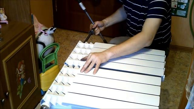 Наращиваем количество секций современного отопительного радиатора смотреть онлайн