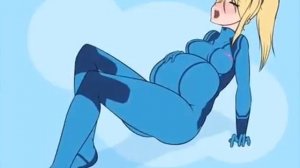 Samus Digesting A Big Meal