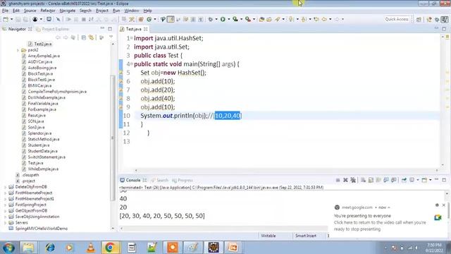 Set Interface In Java And Difference Between List and Set Interface смотреть онлайн