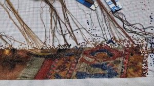 Скидки на схему. Старт многоцветки. Бесплатные схемы. Живой процесс вышивки. Парад вышивок