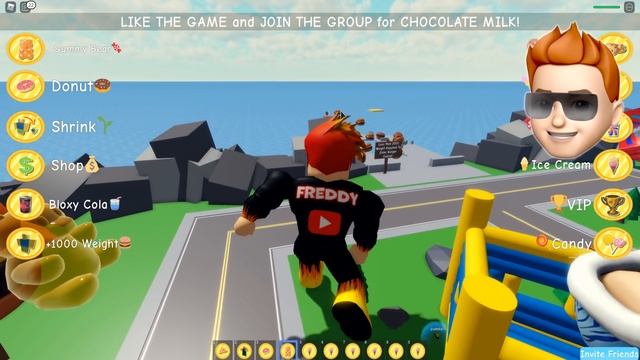 СЪЕЛ ВСЁ ЧТО СМОГ и НАБРАЛ 999.999.999 КГ ЖИРА! Roblox смотреть онлайн