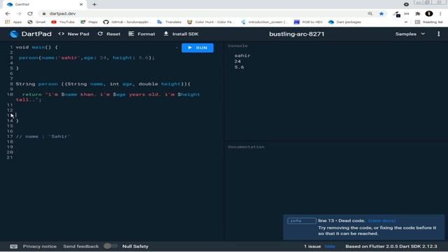Function return types | Dart Bangla Tutorial | Learn Dart | Sahir Khan смотреть онлайн