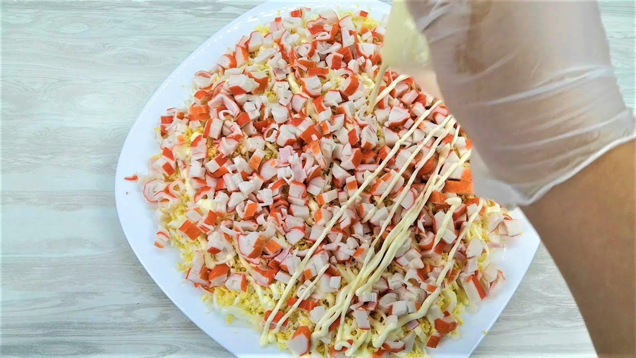 Что-то новенькое - Салат с крабовыми палочками | Просто Кухня - Выпуск 211 смотреть онлайн