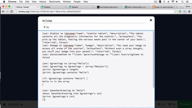 Intro to Twine 2.0: Arrays смотреть онлайн