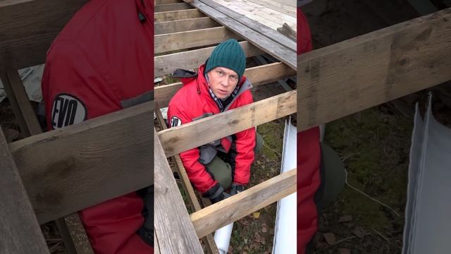 Установка, утепление пенкой греющего Кабеля , подведение Воды в дом смотреть онлайн