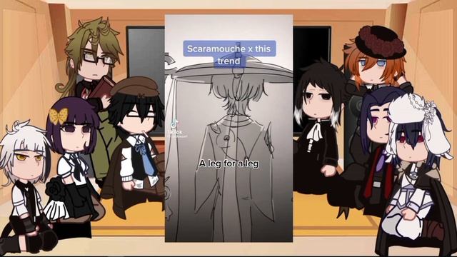 Bsd react to dazai as scaramouche [1/2] смотреть онлайн