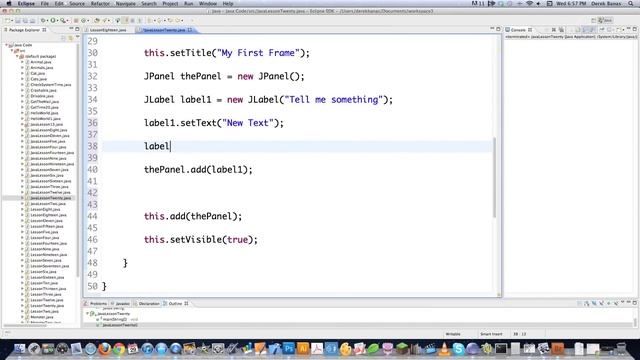 Java Video Tutorial 20 смотреть онлайн