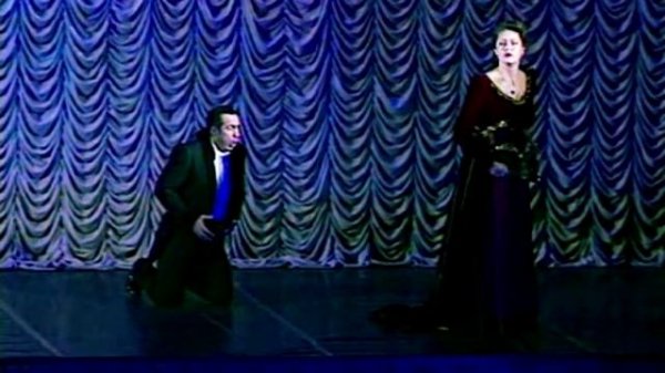 Заключительная сцена оперы "Кармен". The final scene of the opera "Carmen"