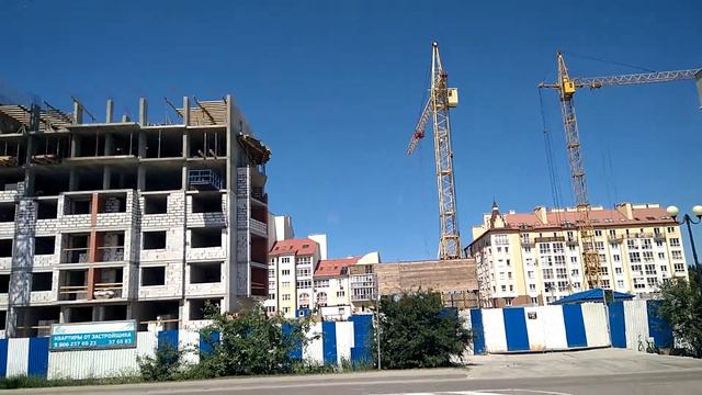 ЖК по ул Окружной, Греенсити, Зеленоградск, Съемка Май 2018 смотреть онлайн