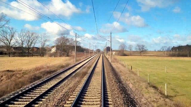 Führerstandsmitfahrt Von Falkenberg Gbf Dürch Lutherstadt Wittenberg Nach Coswig (Anh) Gbf