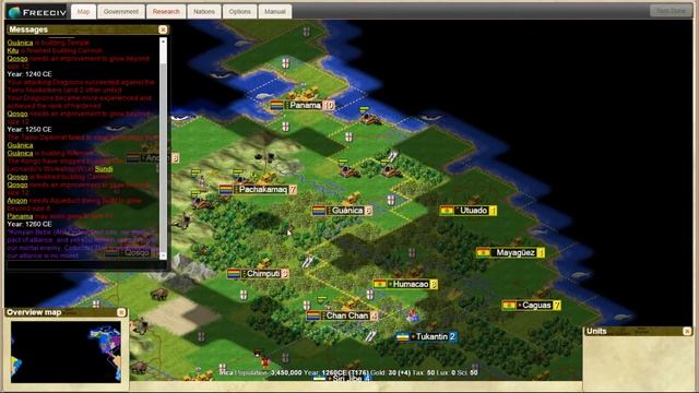 Let's Play FreeCiv | 32 Civ Large World Map - [part 6] смотреть онлайн