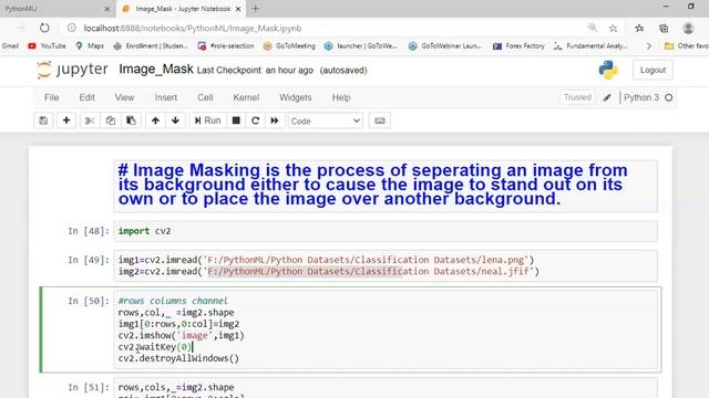 Image Masking using python смотреть онлайн