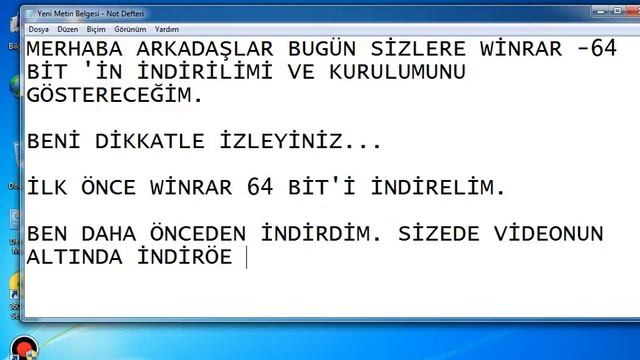 WİNRAR 64 BİT - İNDİRİLİMİ VE KURULUMU смотреть онлайн