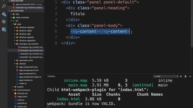 Curso Angular #32: ng-content смотреть онлайн