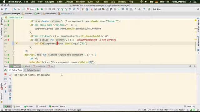 Bug in Wallaby.js Test Runner for IntelliJ IDEA смотреть онлайн