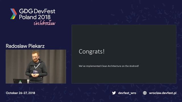 #DFWRO18 Our way to the clean architecture - Radosław Piekarz смотреть онлайн