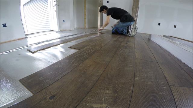 우드작업하는 영상#나미네이트#Laminate Floor Installation    K-one