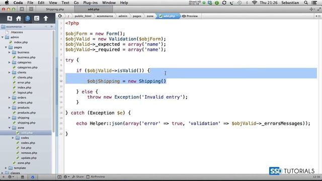 09-07: E-commerce application with PHP, MySQL, Ajax and PayPal (Season 3) смотреть онлайн
