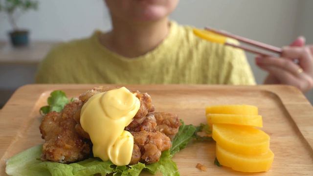 ASMR Mukbang | Crispy Fried Chicken 