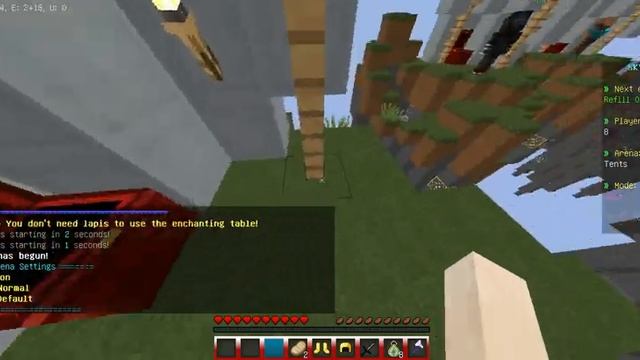 Зимний ПВП ресурс пак Привет зима Скай варс Mini-Game Minecraft смотреть онлайн