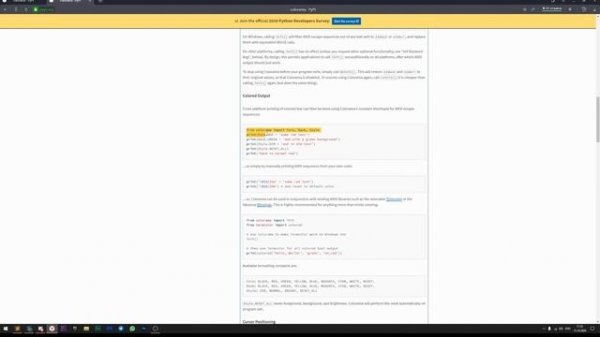 РАБОТА С БИБЛИОТЕКА НА PYTHON | PIP INSTALL COLORAMA