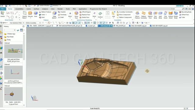How to give shrinkage in mold and pattern.NX pattern shrinkage value смотреть онлайн