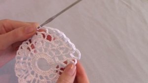Нежная салфетка для начинающих/Simple Crochet Doily For Beginners