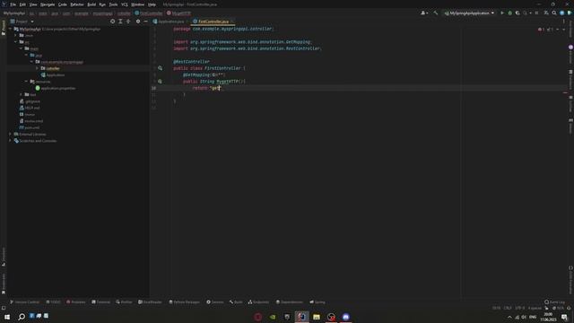 Простейший Api сервис на языке Java и фреймворке Spring. смотреть онлайн