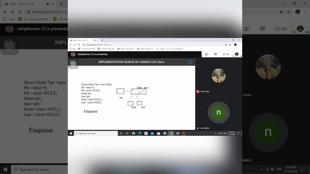 LINKED LIST QUEUE ( DEQUEUE AND ENQUEUE ) смотреть онлайн