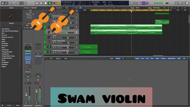 SWAM VIOLIN🎻/ LOGIC PRO X/ IMMI JOHNSON смотреть онлайн